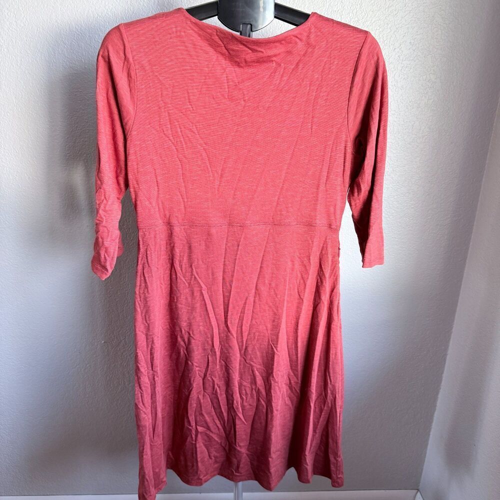 NWT Toad & Co Rosalinda Organic Cotton Dress in Ketchup Jersey Stretch Size M - Picture 3 of 6